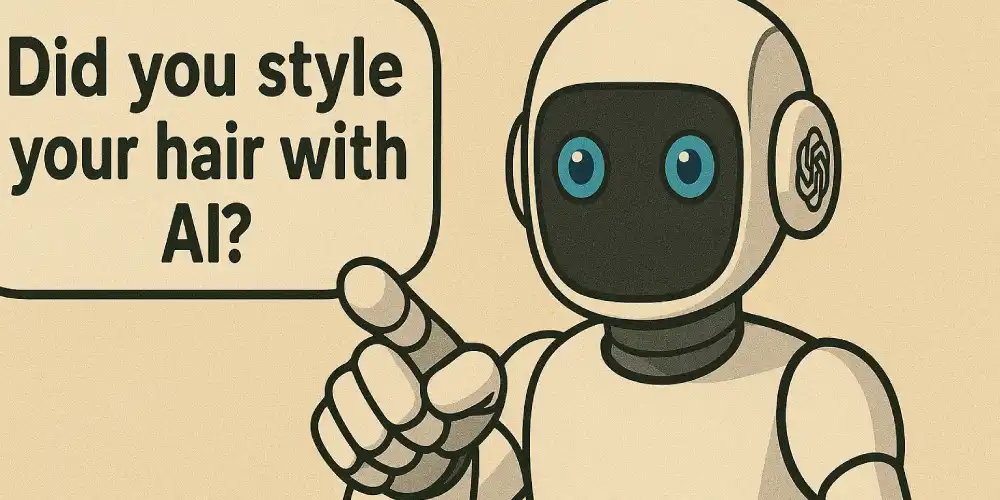 chatgpt comments on reader's hair