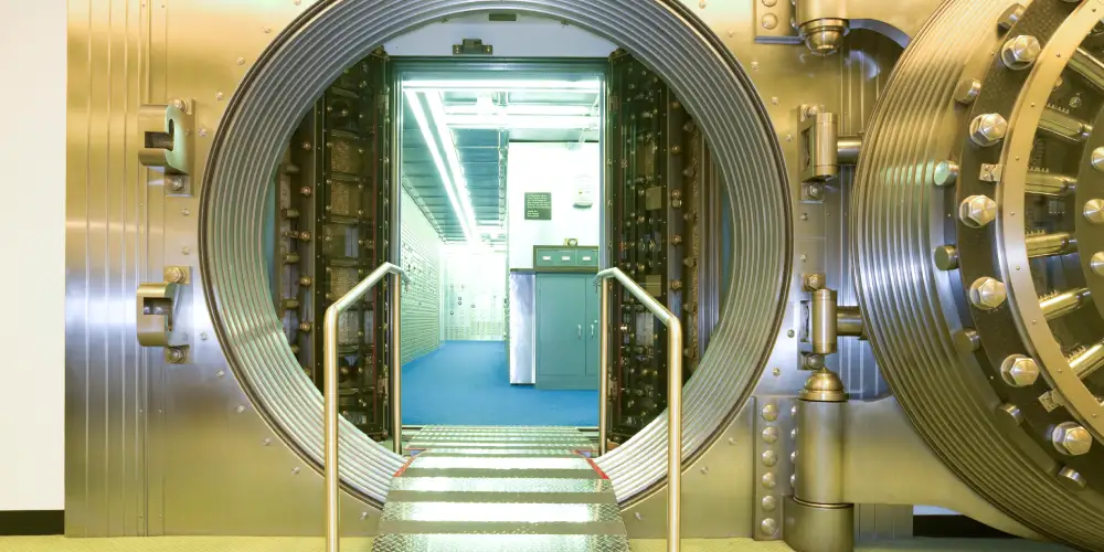 bank secure vault